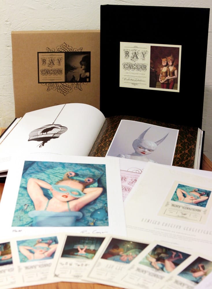 Art Collection Vol 1 Hardcover Book - Premiere Edition by Ray Caesar 