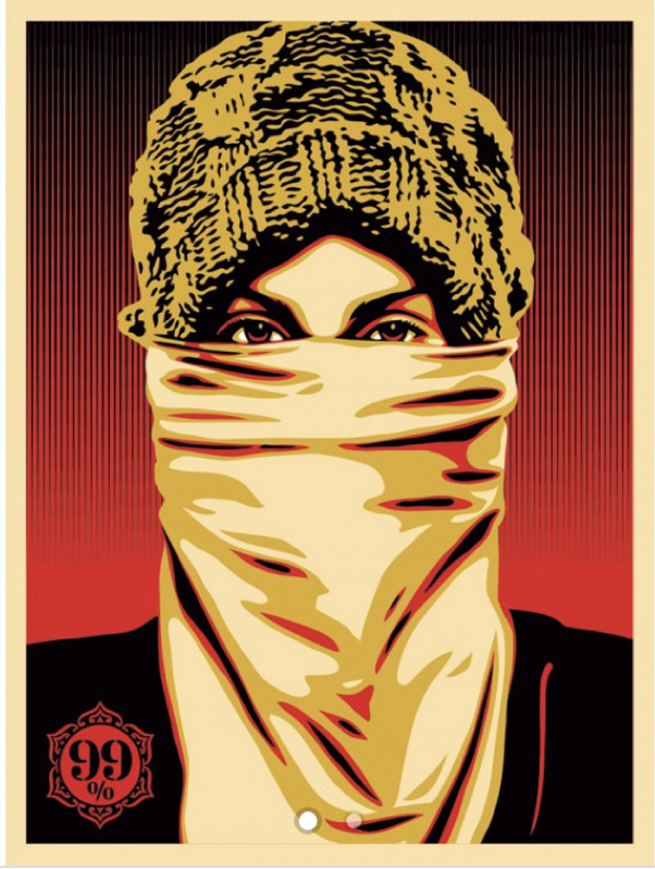 Occupy Protester by Shepard  Fairey 