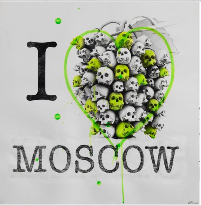 I Love Moscow by Ludo 