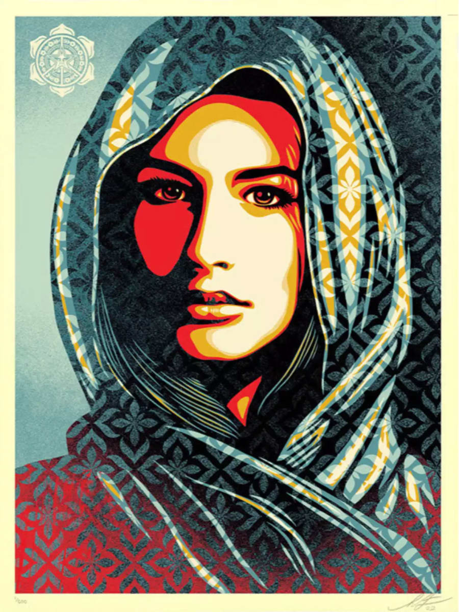 Universal Dignity by Shepard  Fairey  Image: Universal Dignity