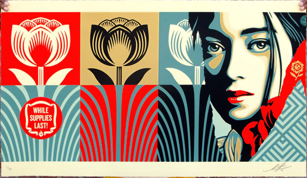 While Supplies Last by Shepard  Fairey 