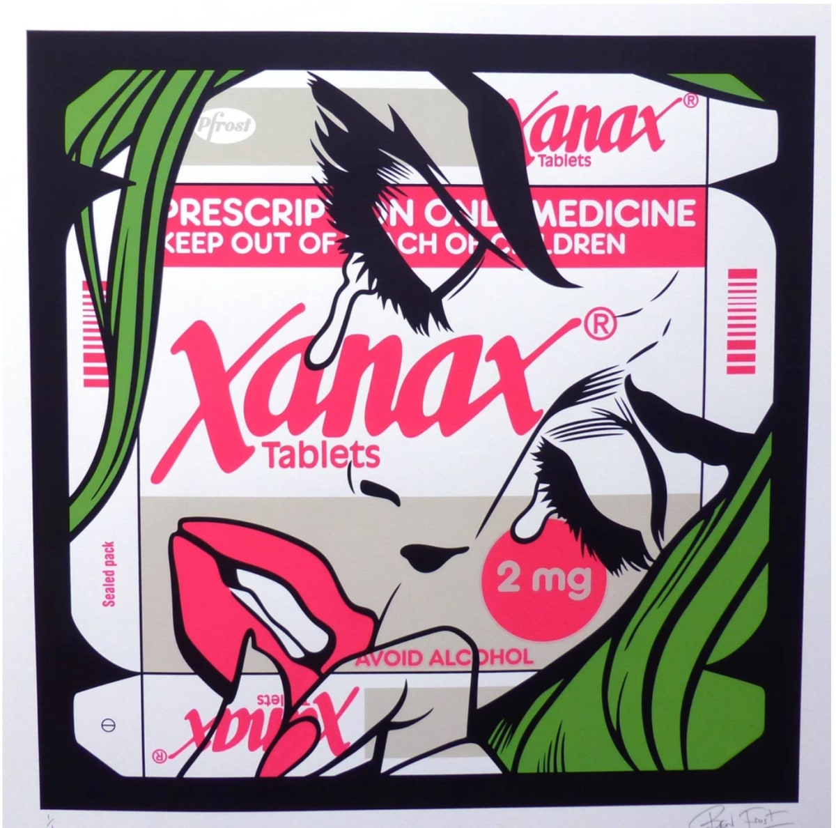 Xanax Unique Variants 11 by Ben Frost 