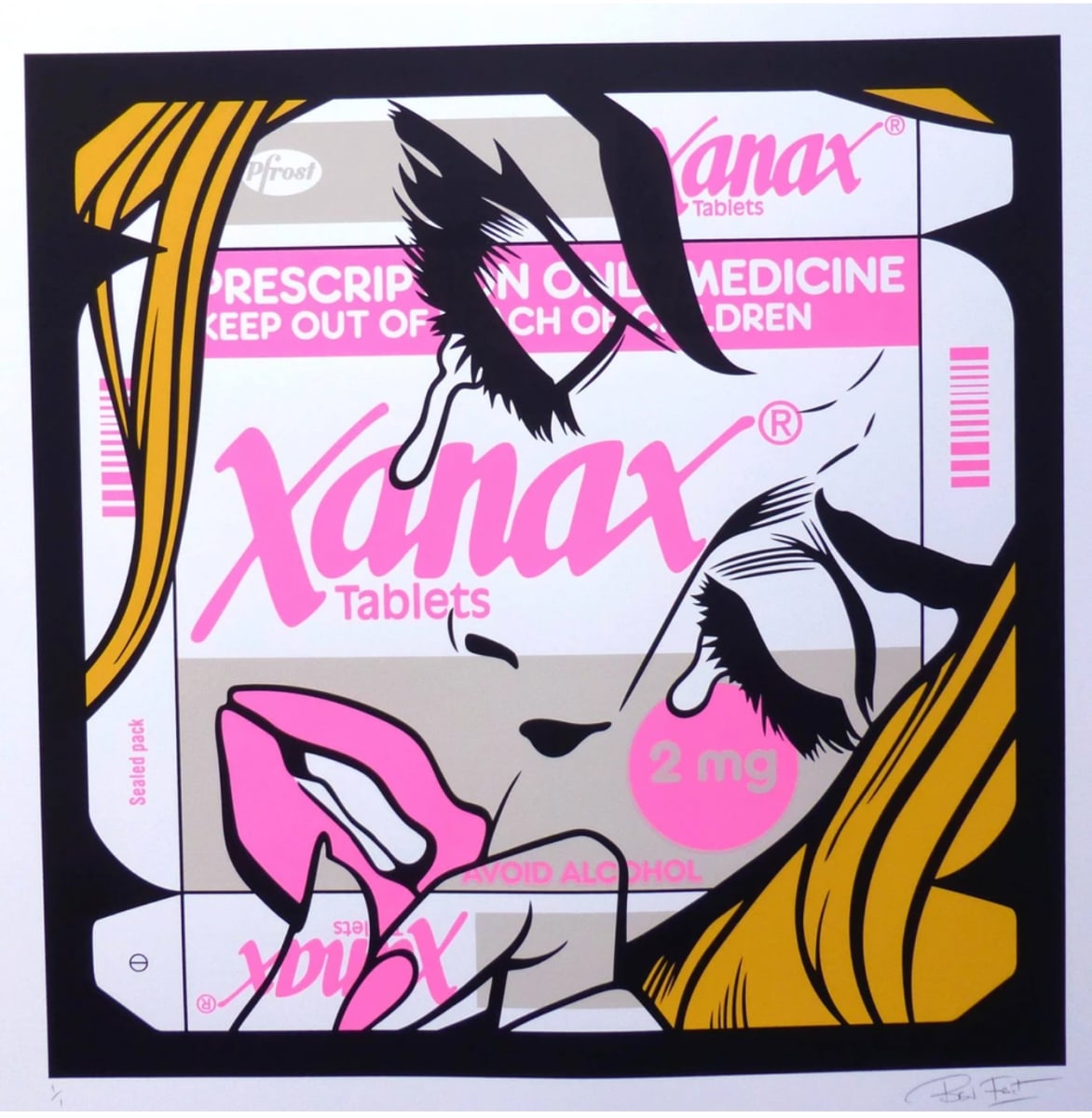 Xanax Unique Variants 5 by Ben Frost 