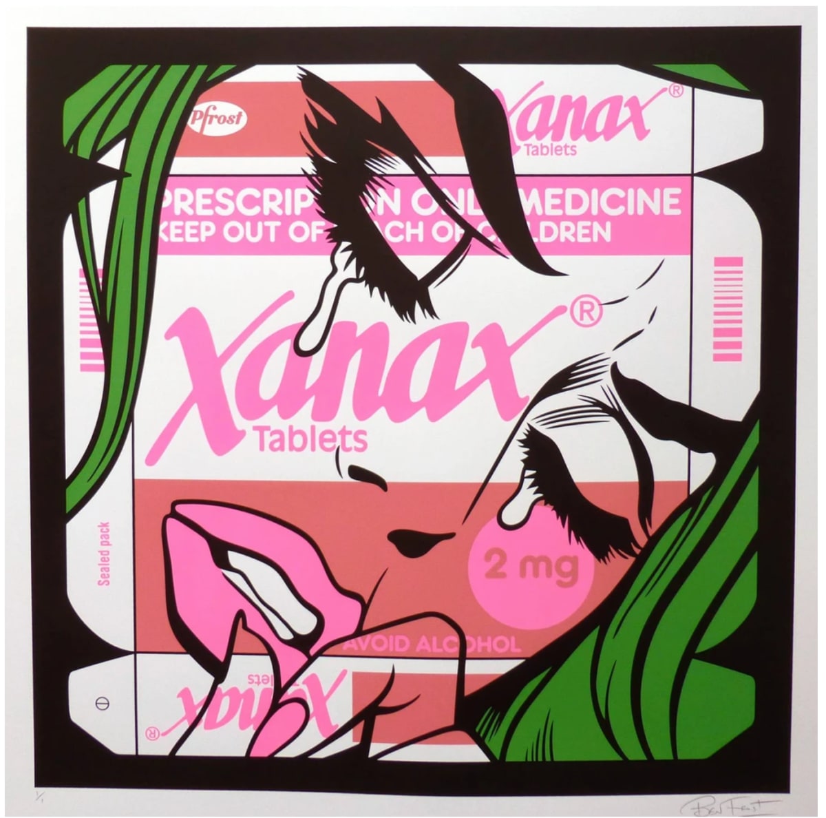 Xanax Unique Variants 4 by Ben Frost 