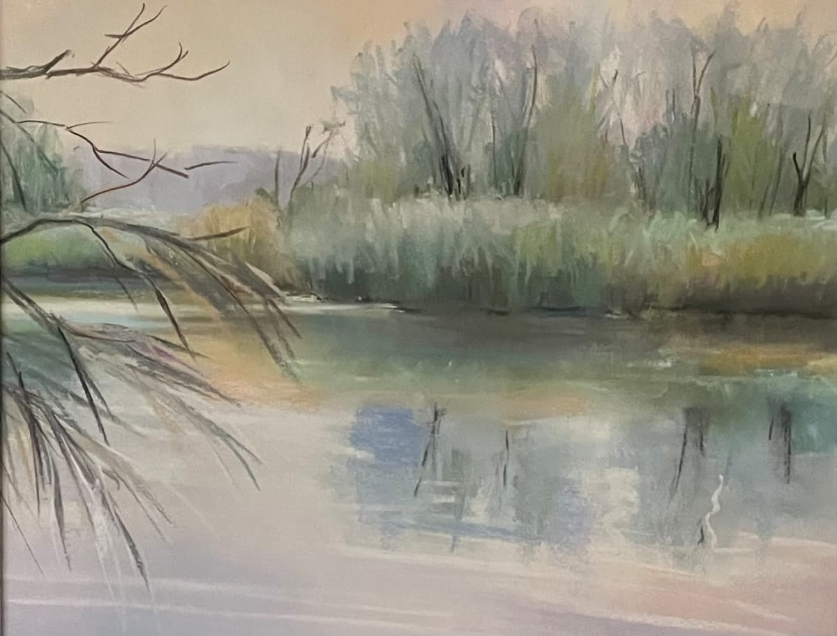 Pastel Pond Reflection by Pat Ralph, Image 1.