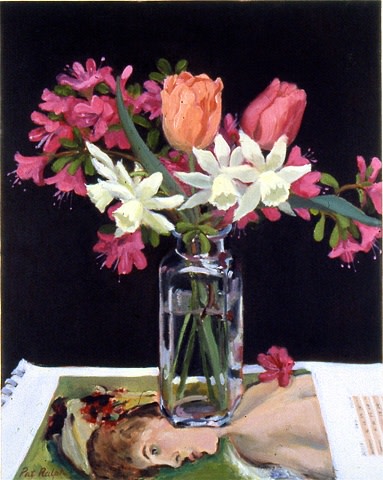 Azaleas, Tulips and Narcissus by Pat Ralph 