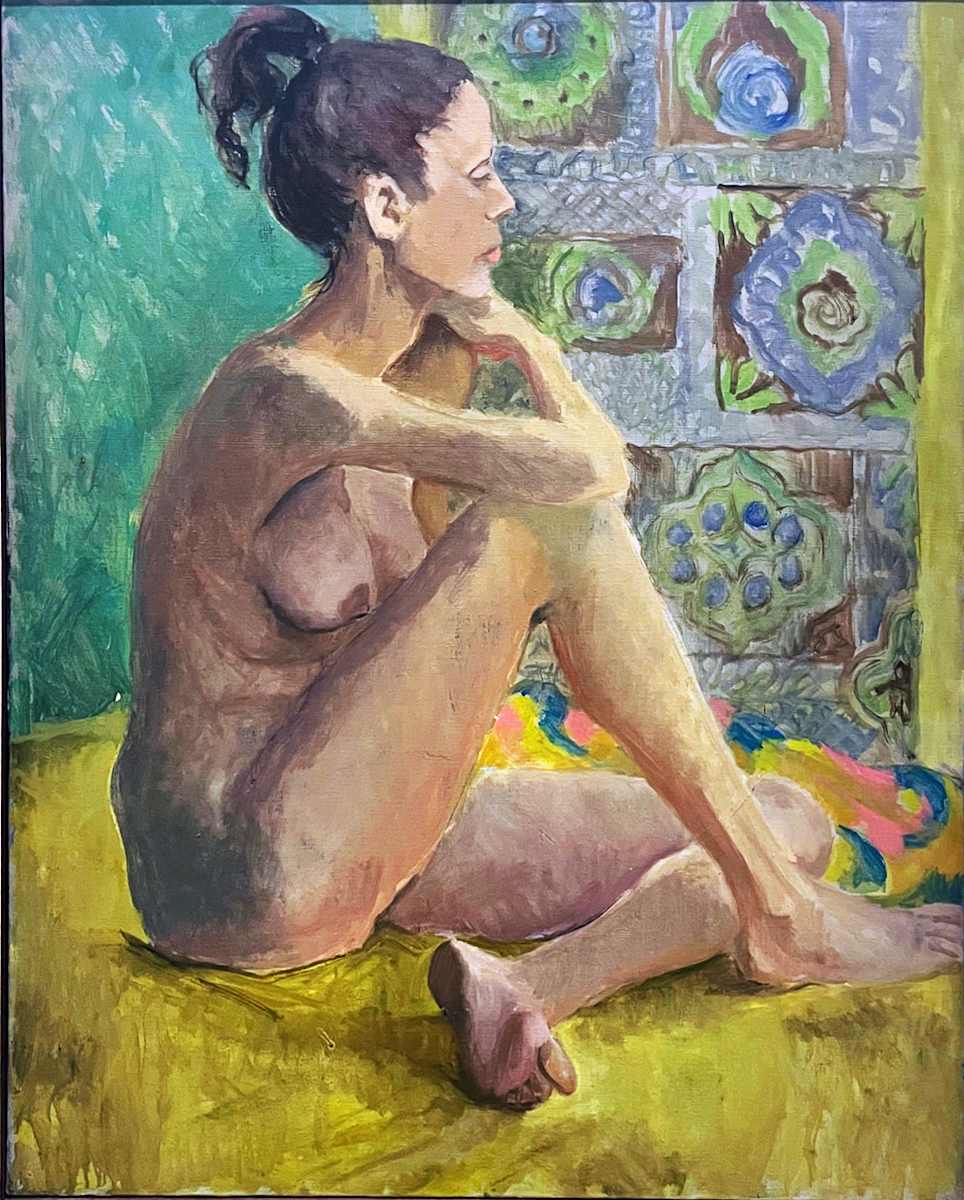 Nude with Green Backdrop by Pat Ralph 