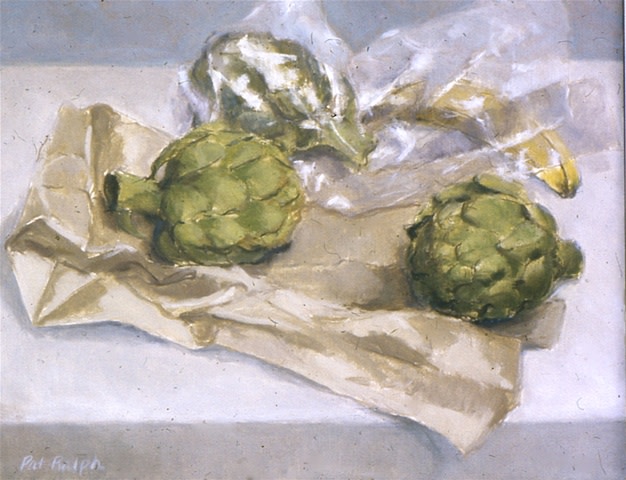 Still Life With Artichokes by Pat Ralph 