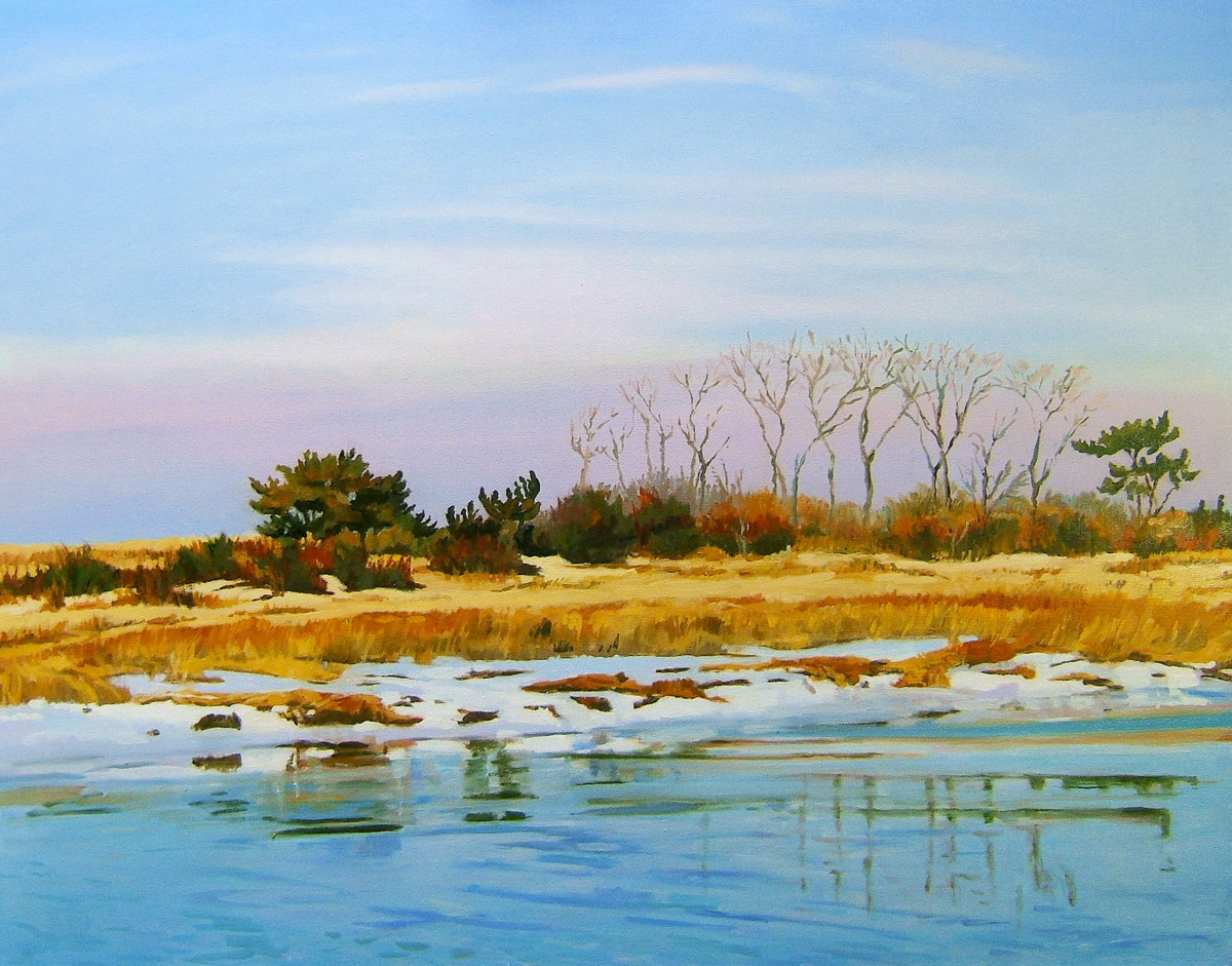 Sunken Meadow Dunes, Winter by Pat Ralph 