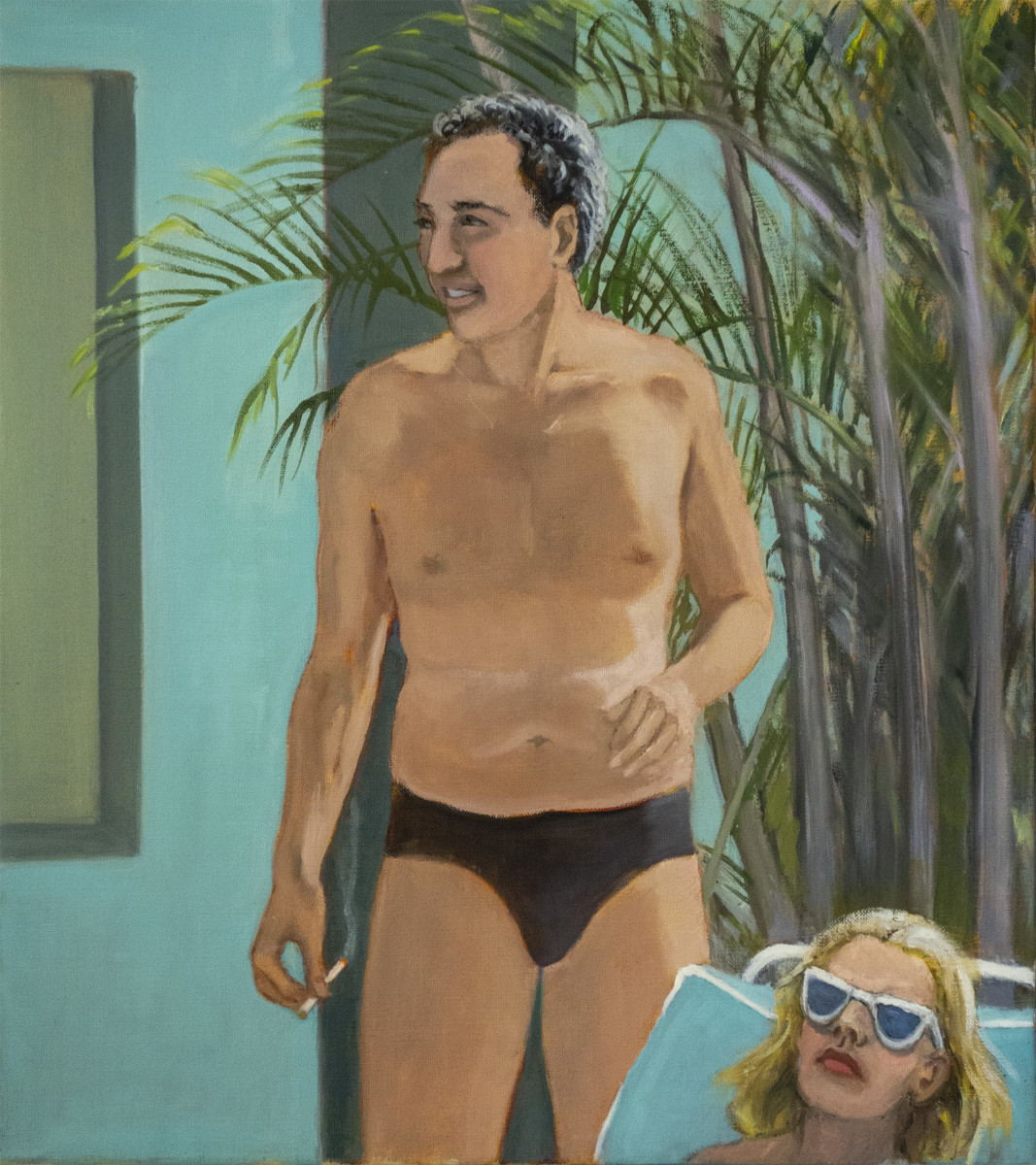 Untitled #310 (Poolside Couple) by Pat Ralph 