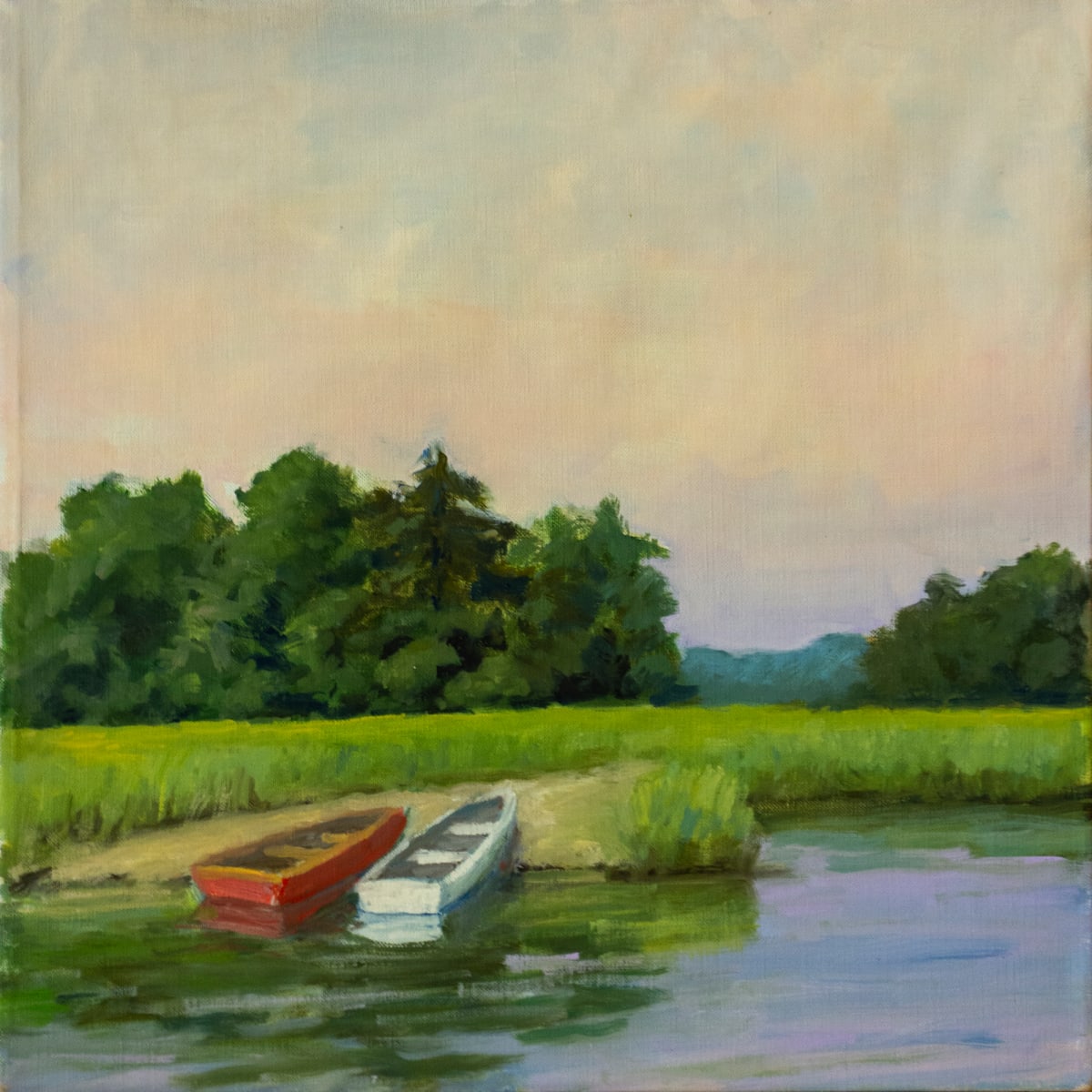 Untitled #314 (Marsh with Two Skiffs) 