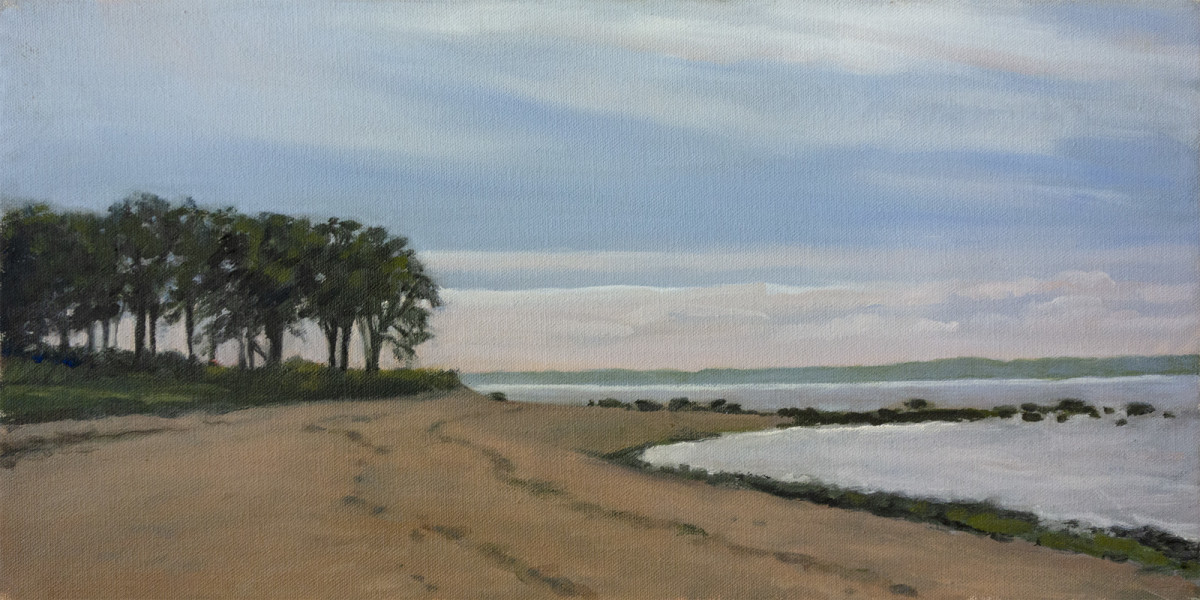 Untitled #320 (Sandy Point at Low Tide) by Pat Ralph 