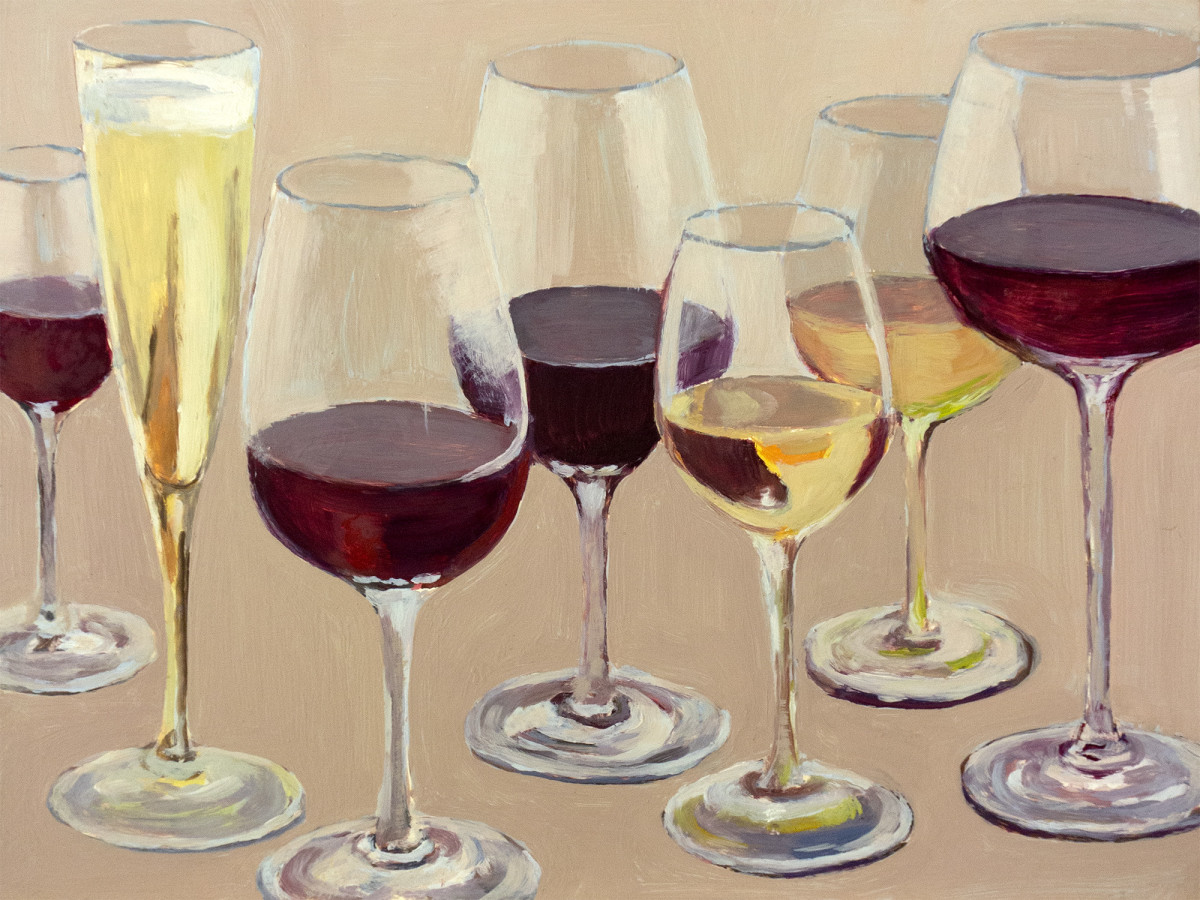 Untitled #325 (The Wine Tasting) by Pat Ralph 