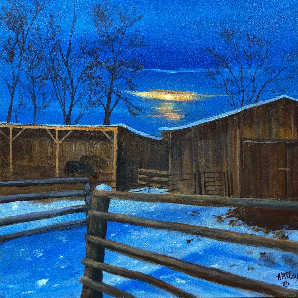 Cold Blue NIght by Annie McCoy, Image 1.