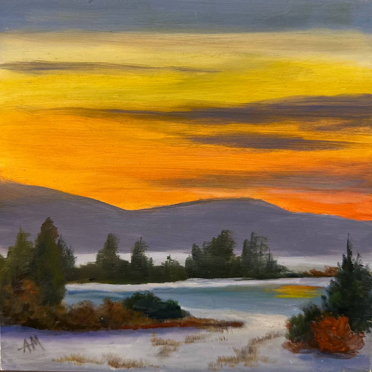Cold Sunset by Annie McCoy, Image 1.
