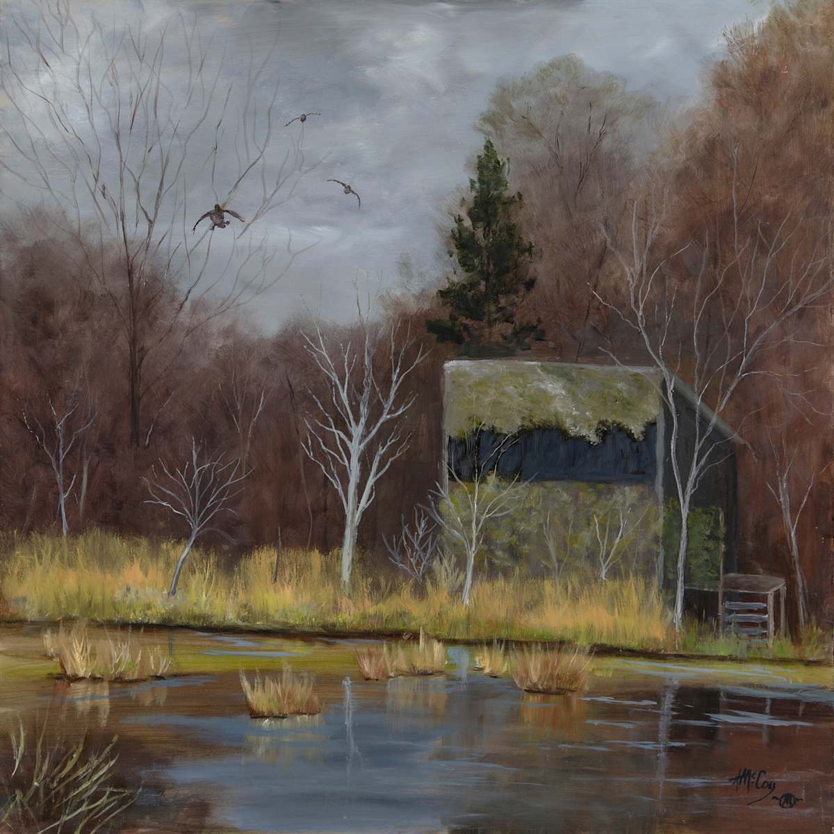 Dad's Duck Blind by Annie McCoy, Image 1.