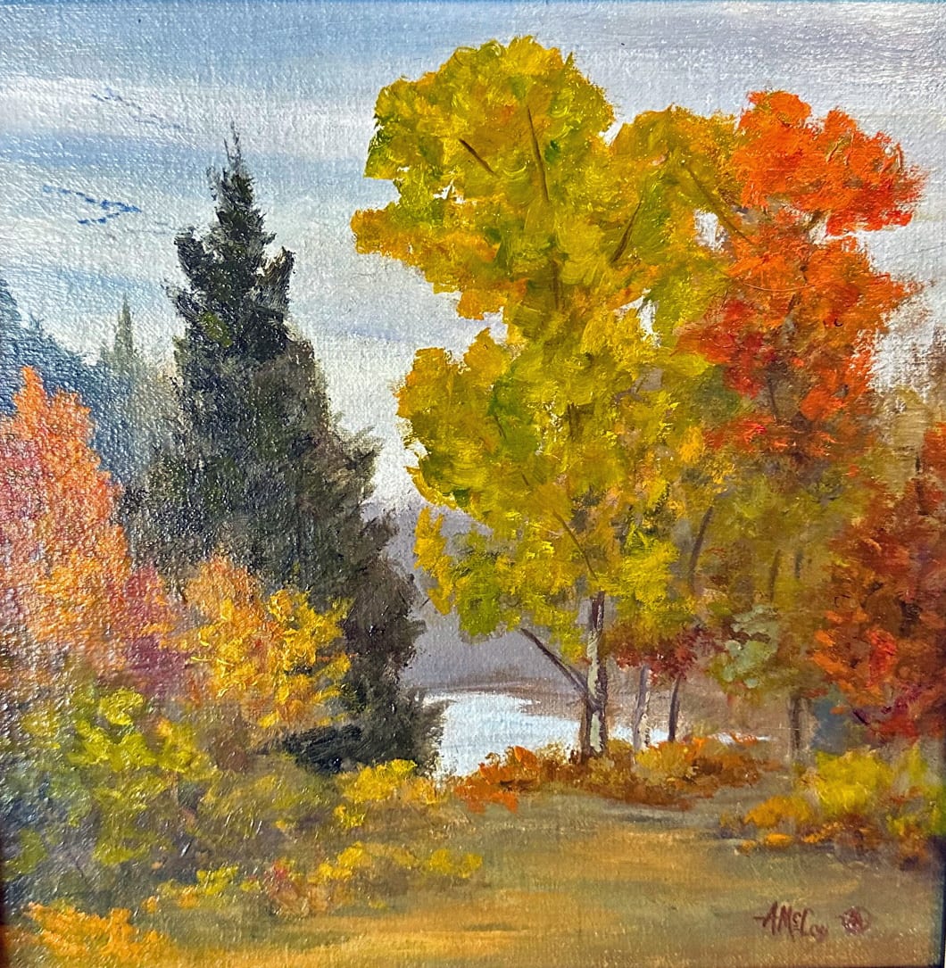 Fall on Brooks Creek by Annie McCoy 