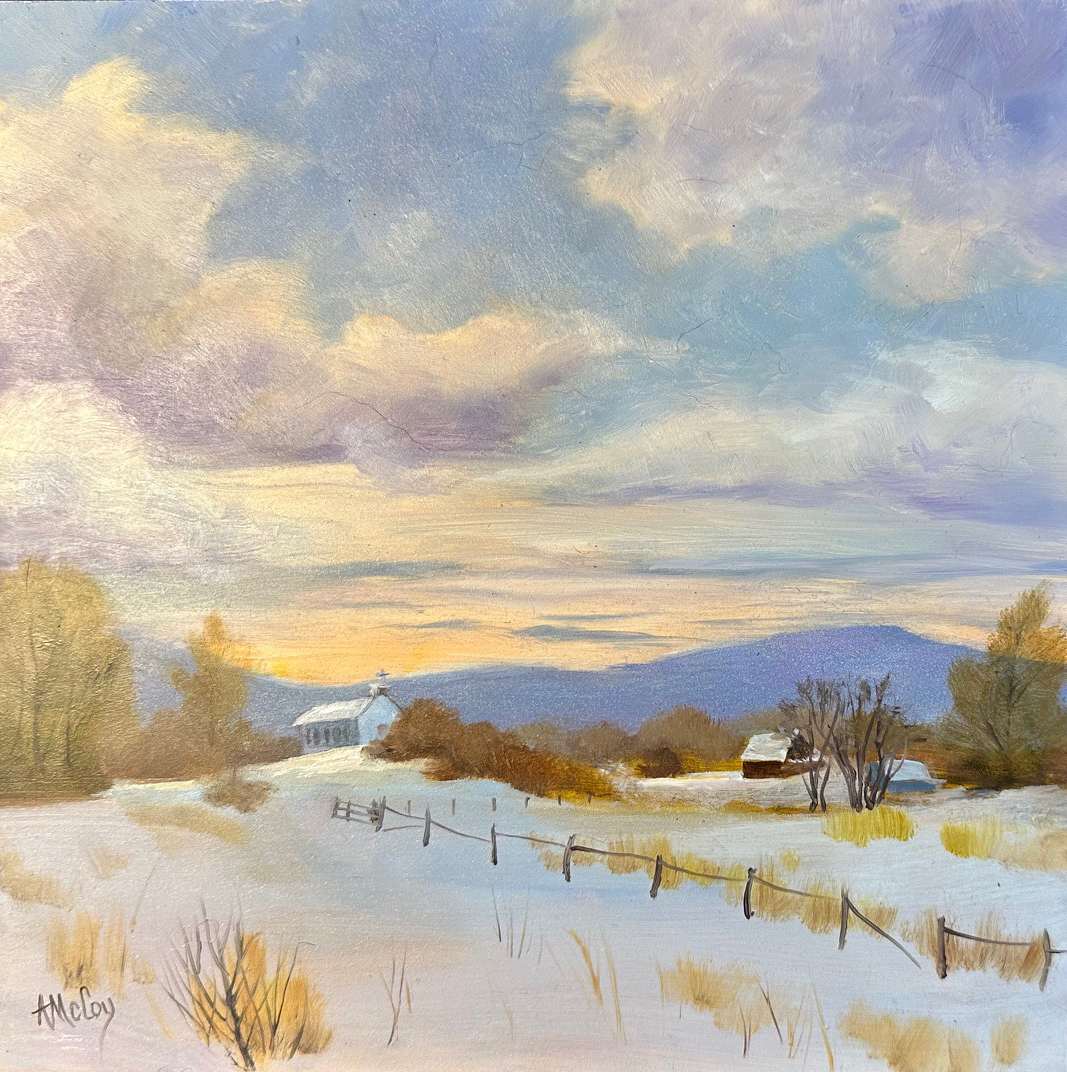 First Snow in October by Annie McCoy 