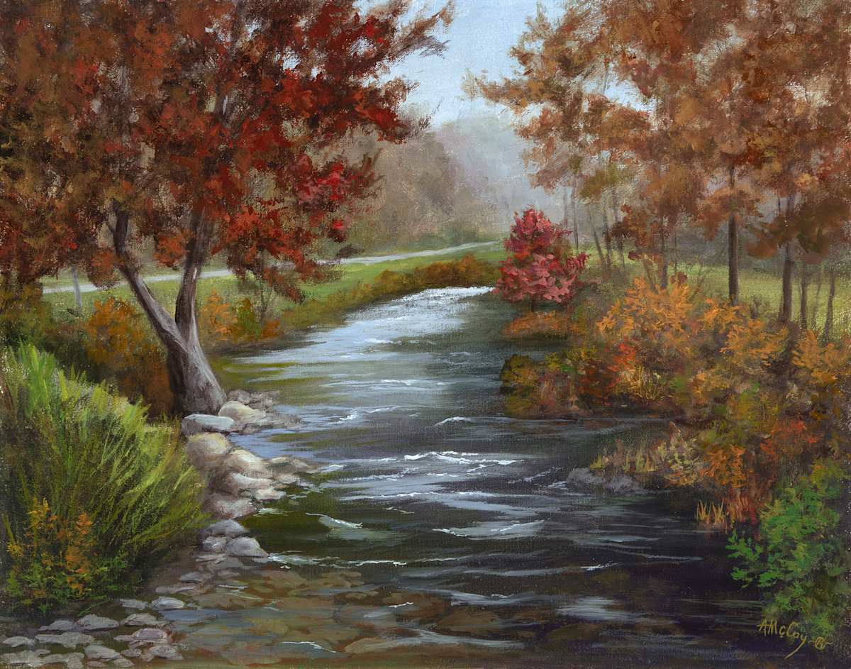 Jackson River in the Fall by Annie McCoy, Image 1.