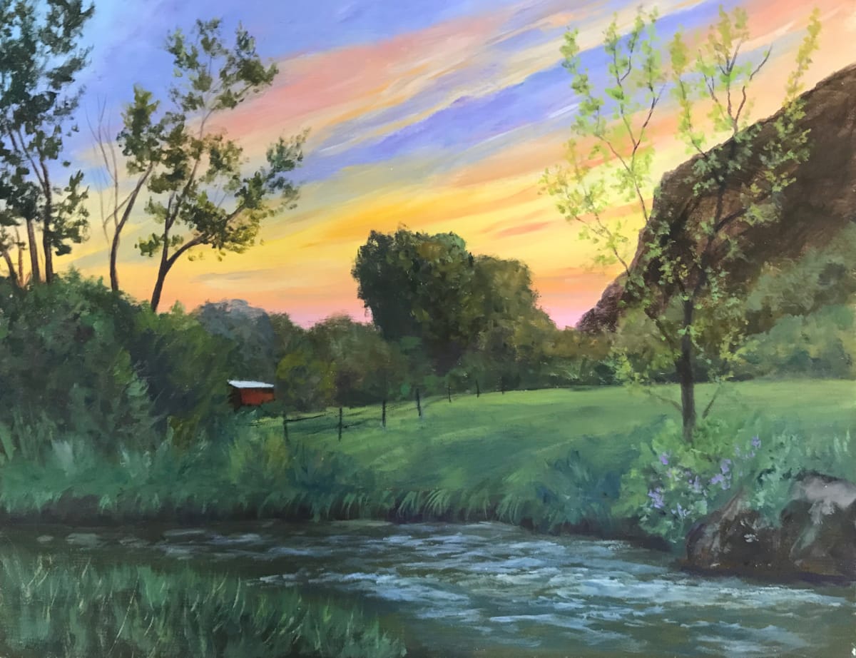 May Sunset Over the Beaverhead by Annie McCoy 