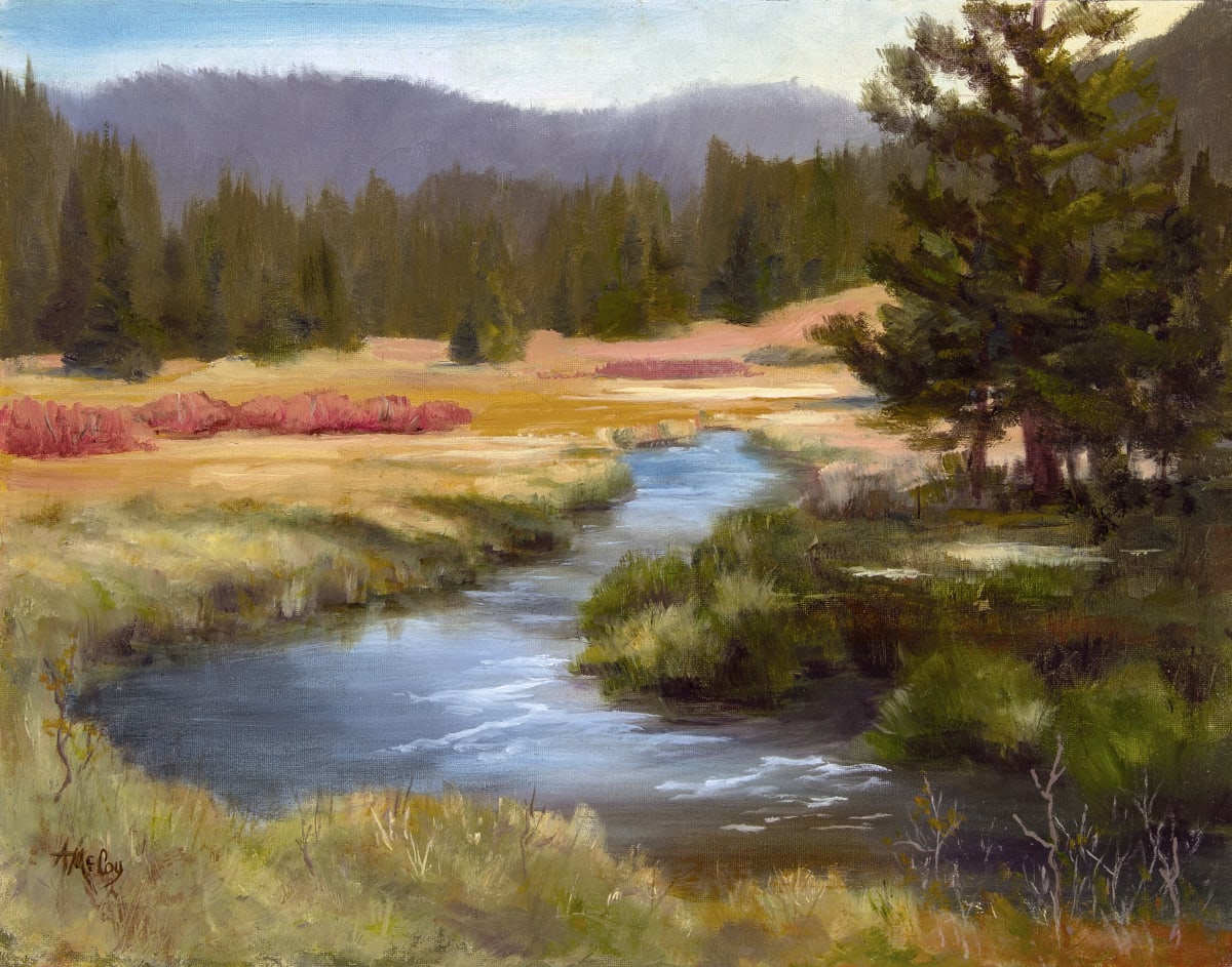 The Meadow at Virginia Cascades by Annie McCoy 