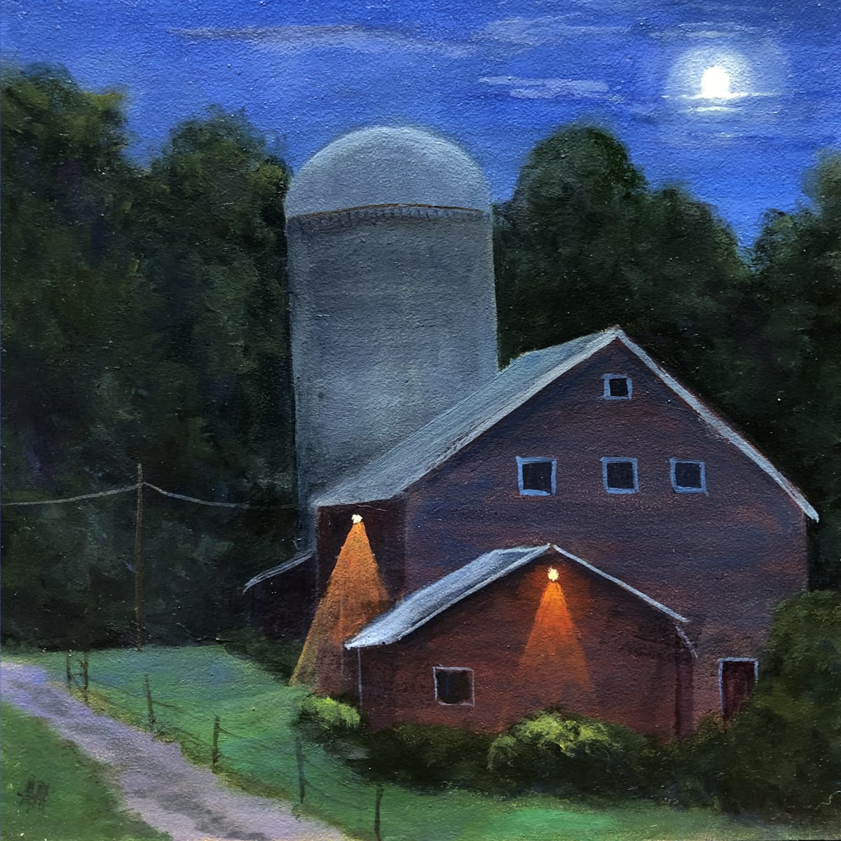 Moonlight on the Farm by Annie McCoy 