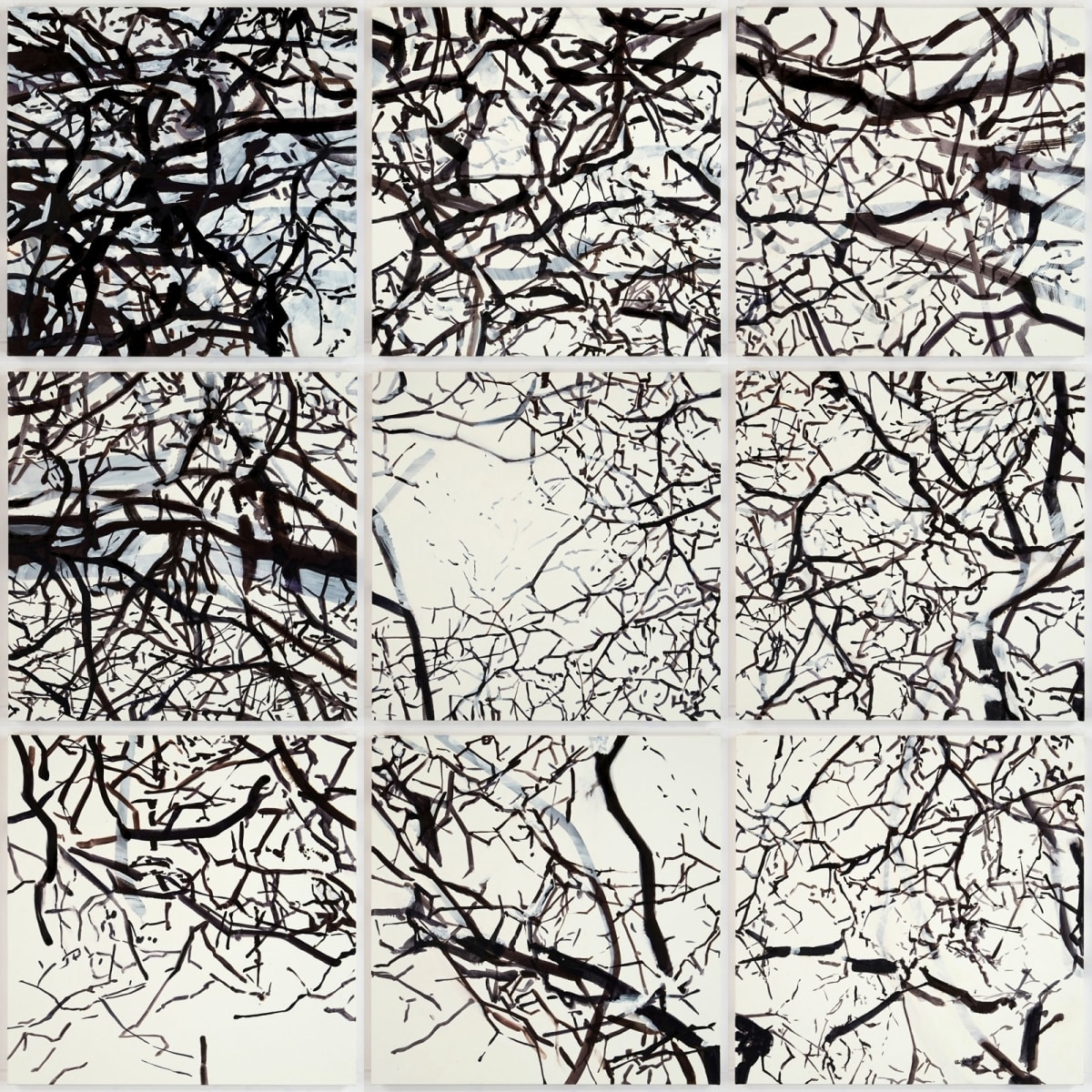 Network 3 in 9 Panels by Daniel Kohn 