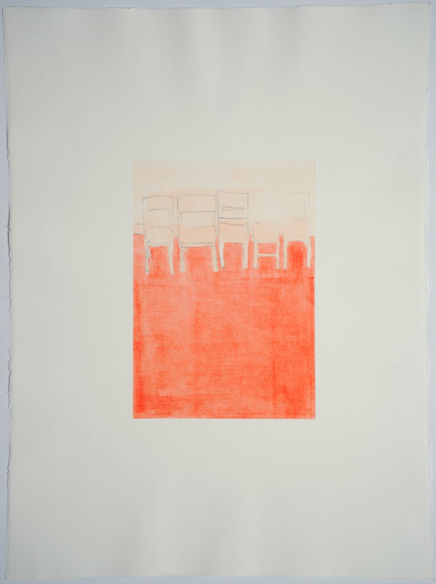 Untitled Monoprint - 37 by Daniel Kohn 