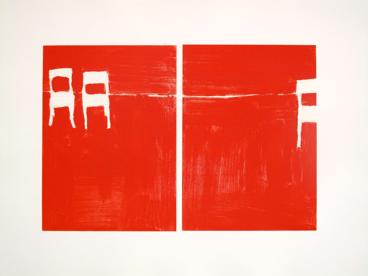 Untitled Monoprint - 27 by Daniel Kohn 