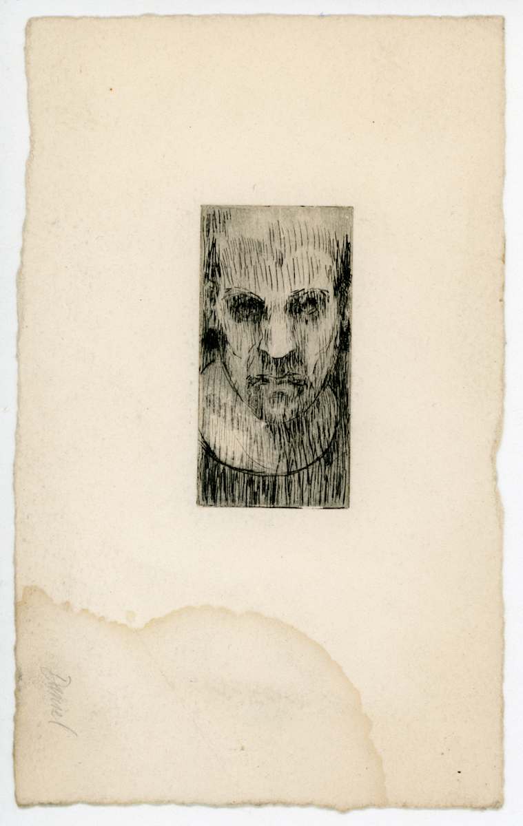 Untitled Etching by Daniel Kohn, Image 1.