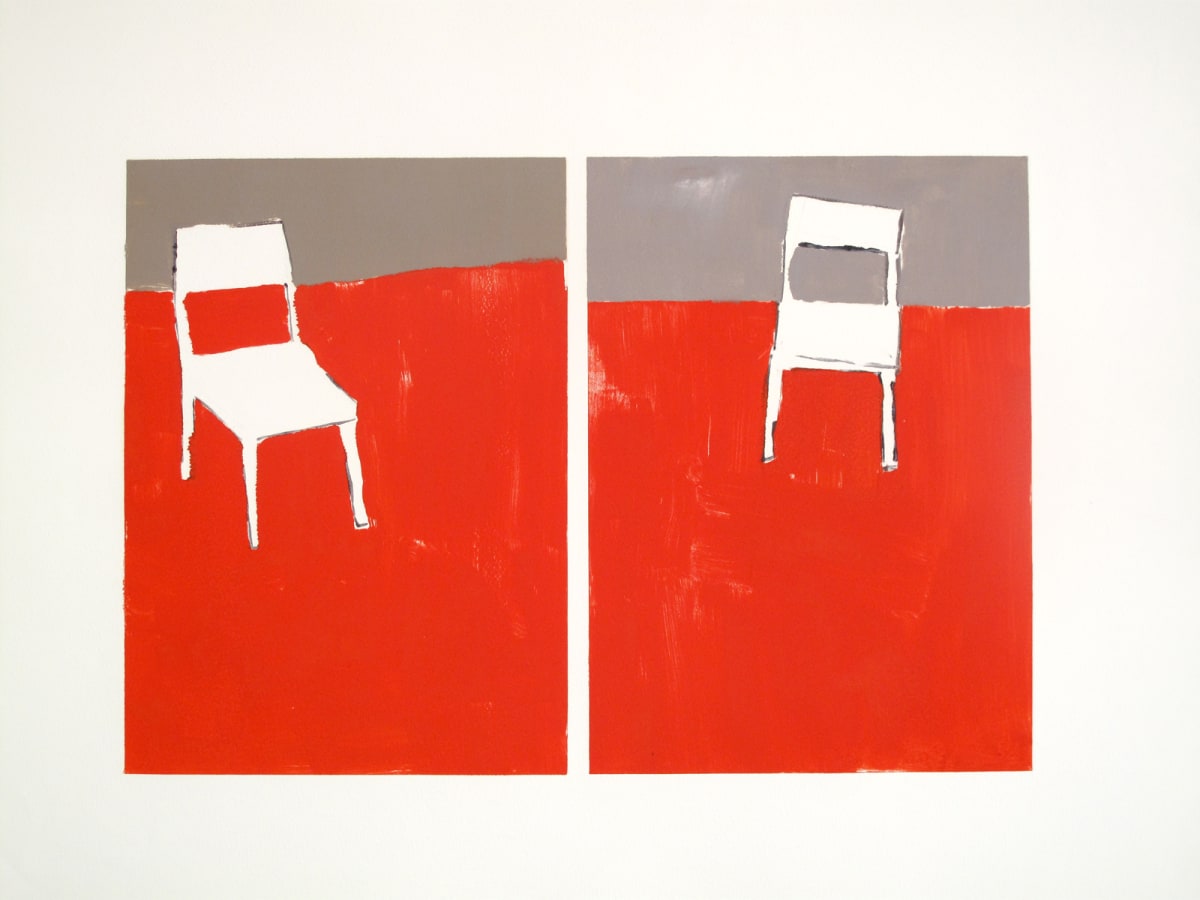 Untitled Monoprint - 8 by Daniel Kohn 