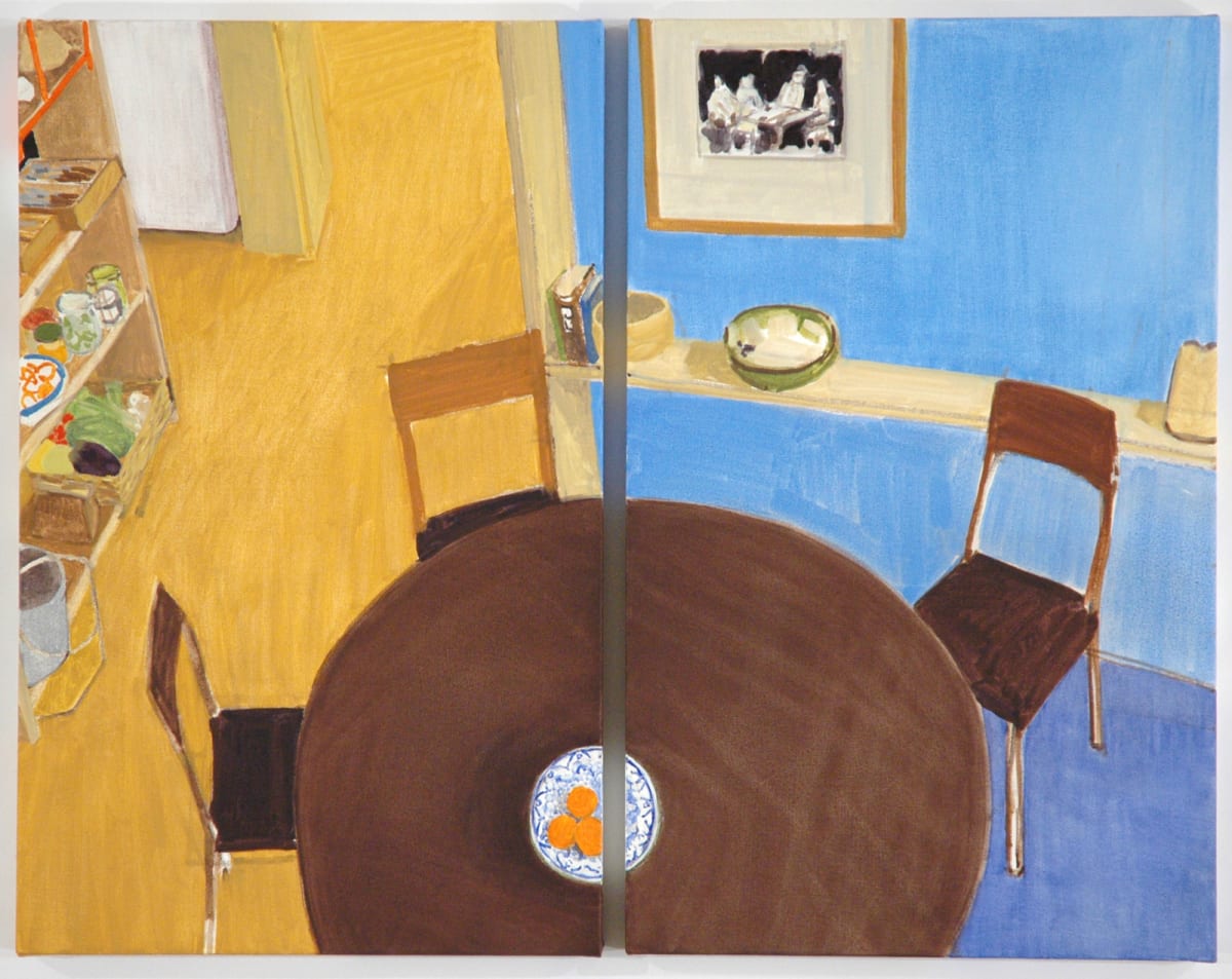 Table diptych by Daniel Kohn 