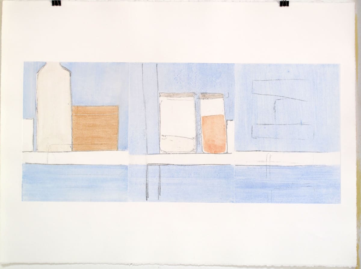 Untitled Monoprint - 17 by Daniel Kohn 