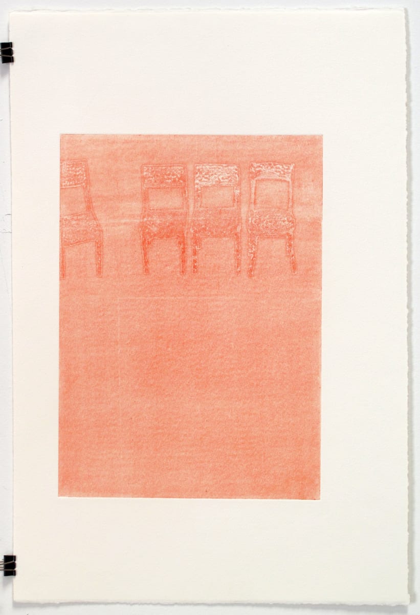 Untitled Monoprint - 3 by Daniel Kohn 