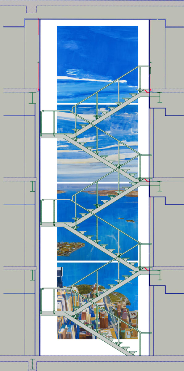 Looking South (elevation) by Daniel Kohn 