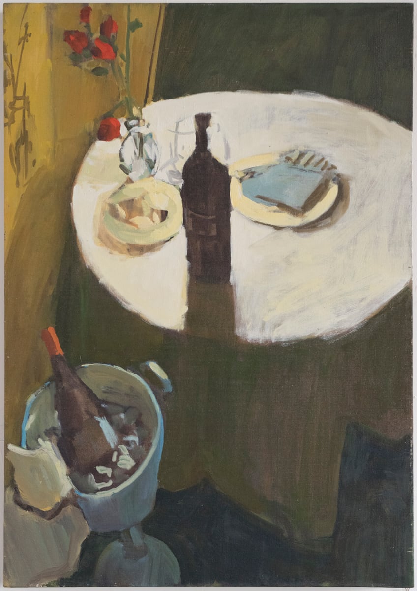 table and bottles by Daniel Kohn 