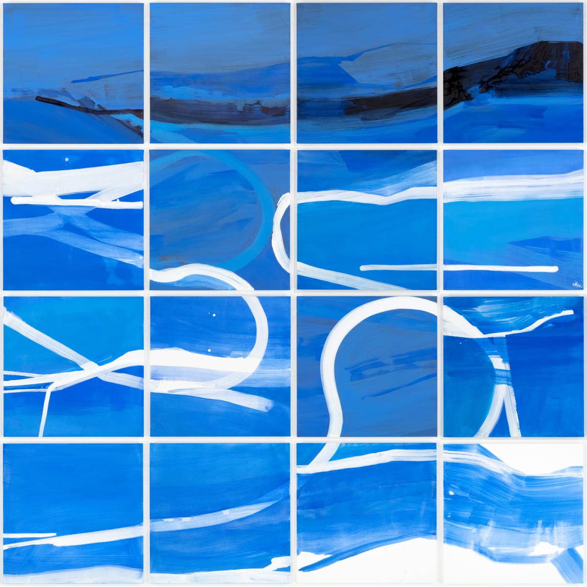 Network 2 in 16 Panels by Daniel Kohn 