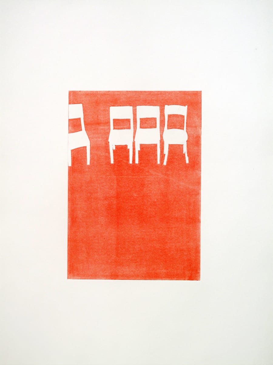 Untitled Monoprint - 9 by Daniel Kohn 