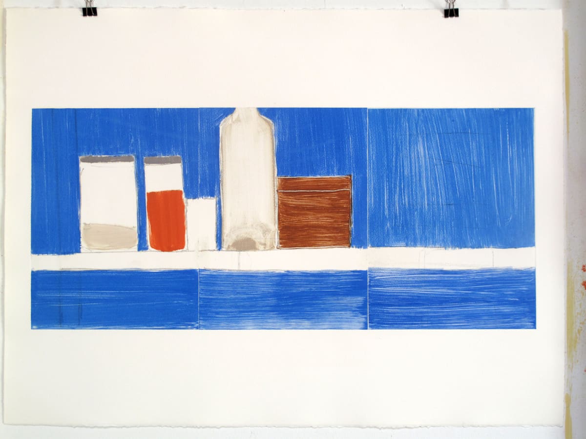 Untitled Monoprint - 30 by Daniel Kohn 