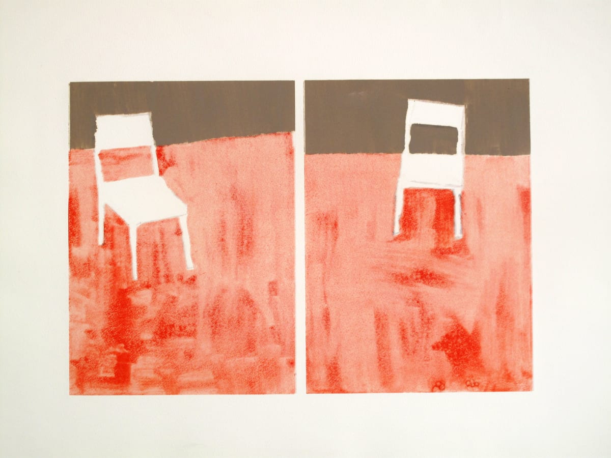 Untitled Monoprint - 4 by Daniel Kohn 