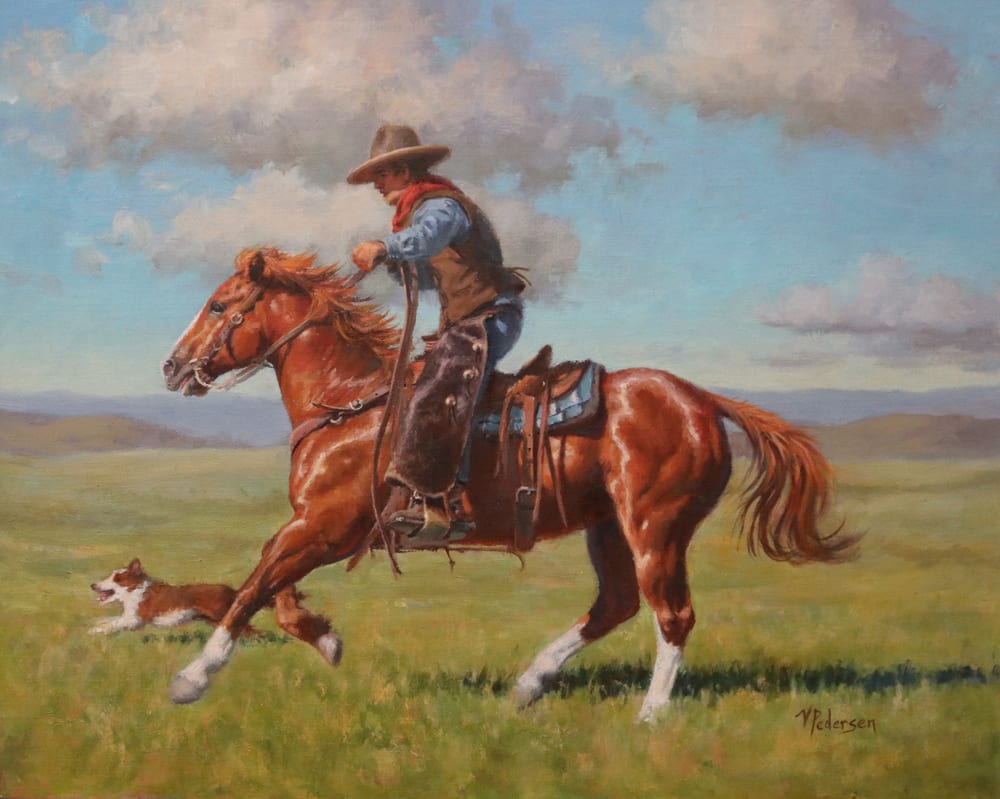 Hightailing It by Vicki Pedersen, Image 1.