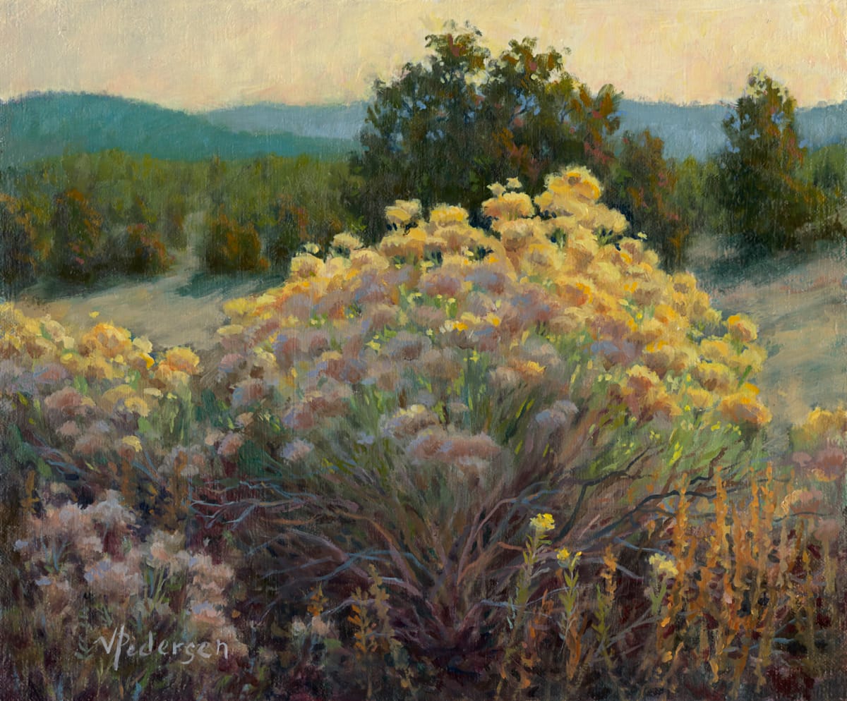 October Rabbit Brush by Vicki Pedersen 