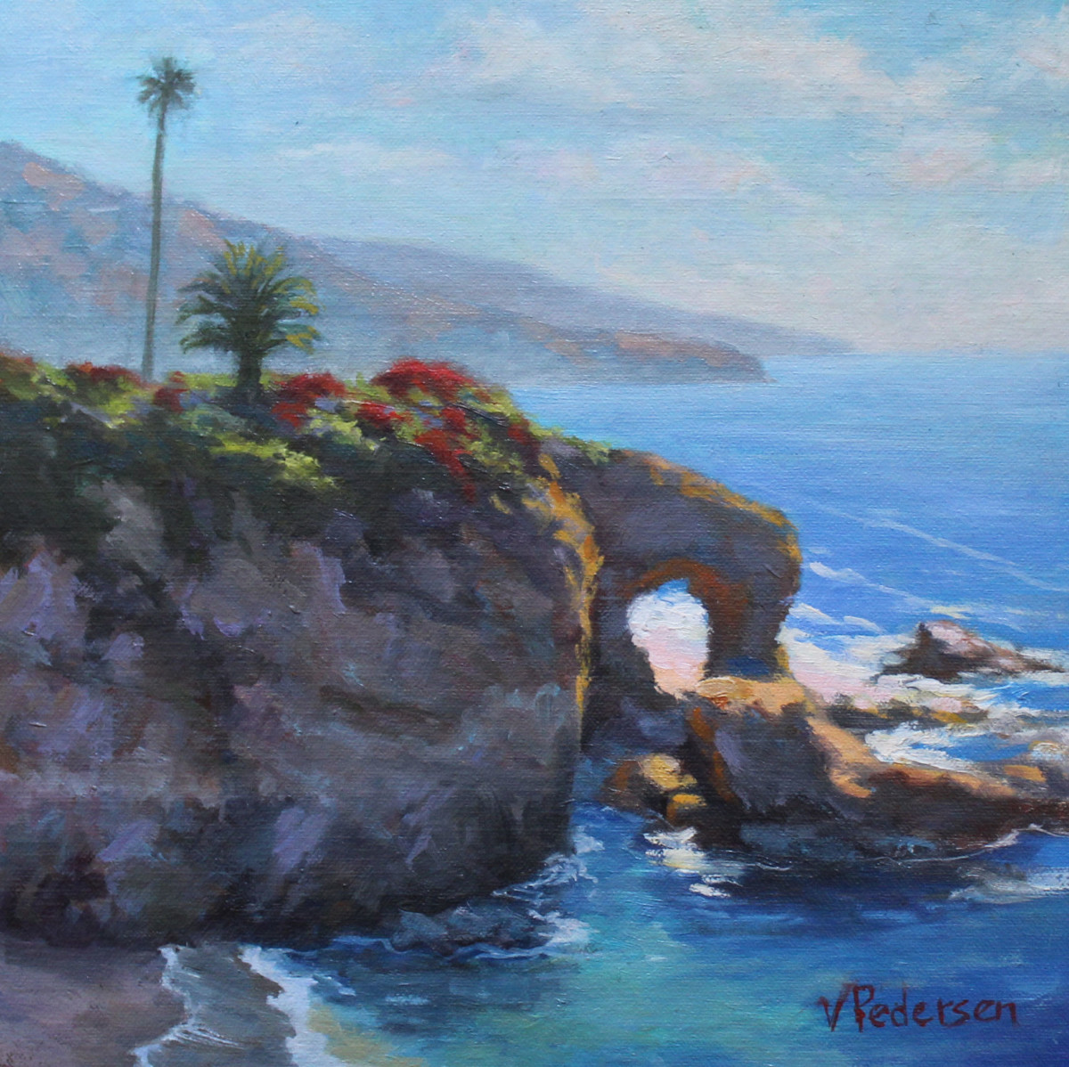 The Key Hole - Laguna Beach by Vicki Pedersen 