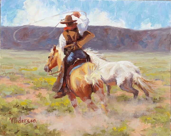 Roping the Lead Mare, Image 1.