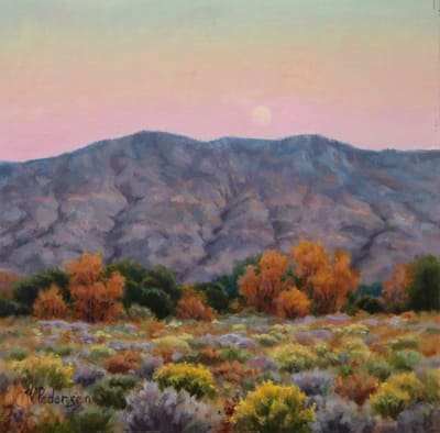 Autumn Moonrise by Vicki Pedersen 