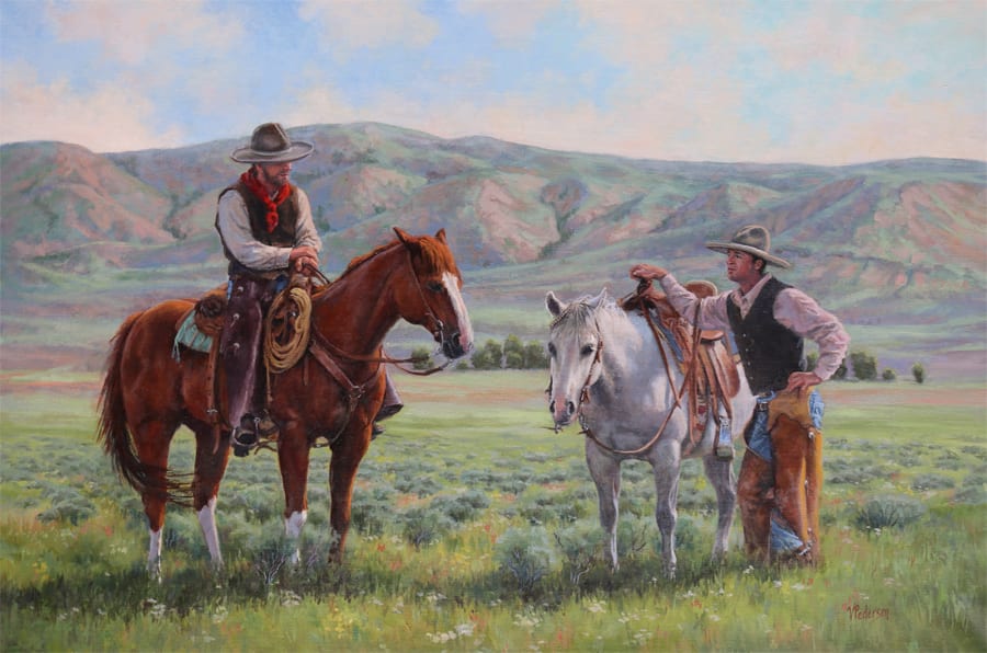 Cowboy Conference by Vicki Pedersen 