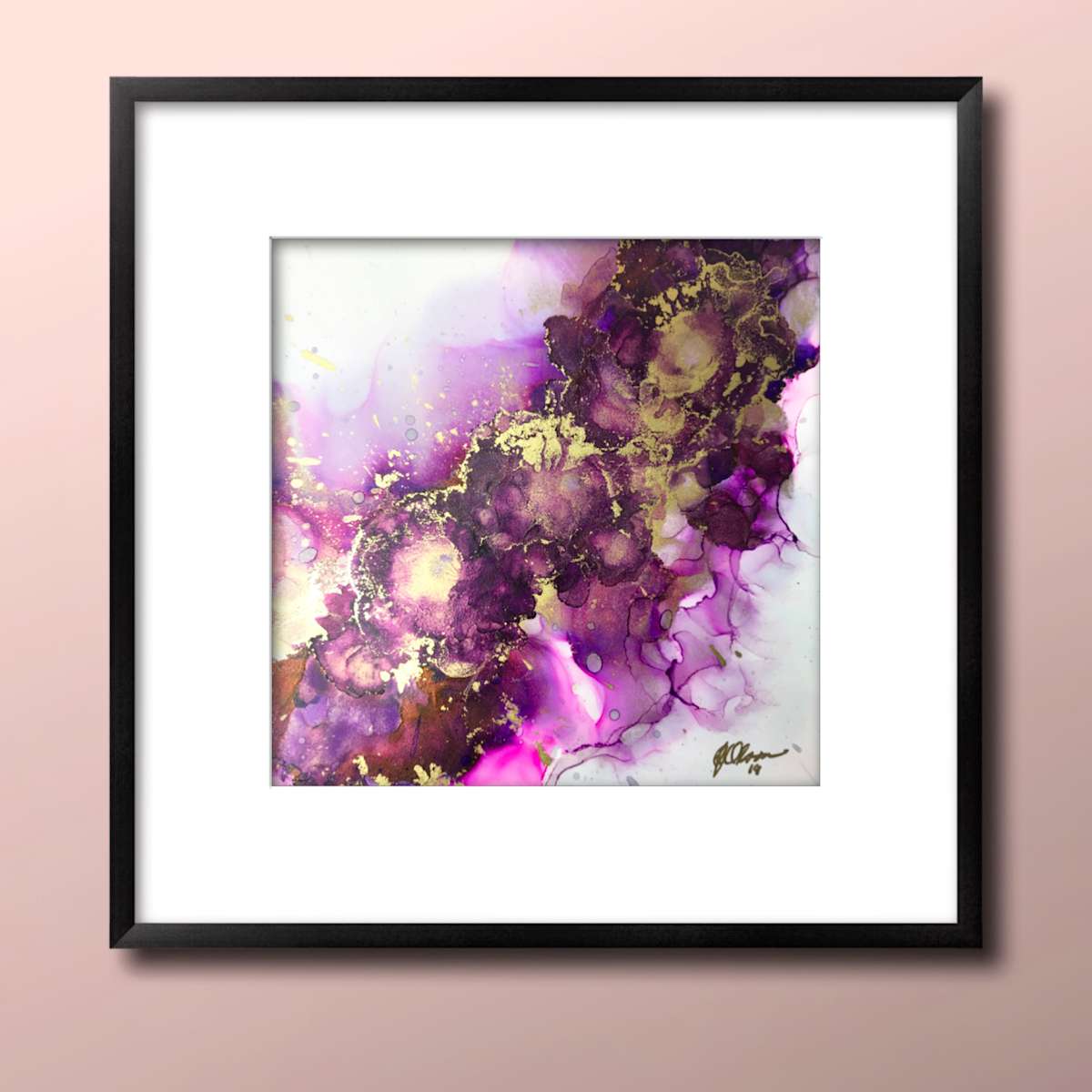 Violet Orchid by Julie Olson 