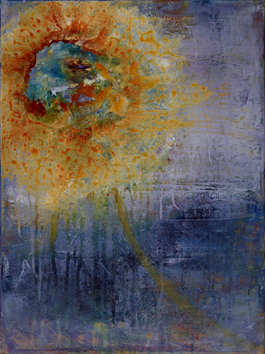 Wabi Sabi Sunflower by Kathryn Abernathy 