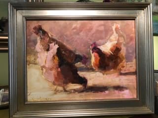 A COUPLE A CHICKS.  (3) by Robin Roberts, Image 1.