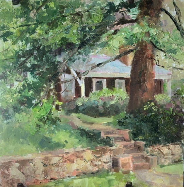 ACROSS THE STREET study by Robin Roberts, Image 1.